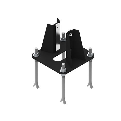 Protech 30620900 Solaris Floor Socket and Anchor Stalks for 3.3\', 4.9\' and 6.5\' (1-Per Tower)