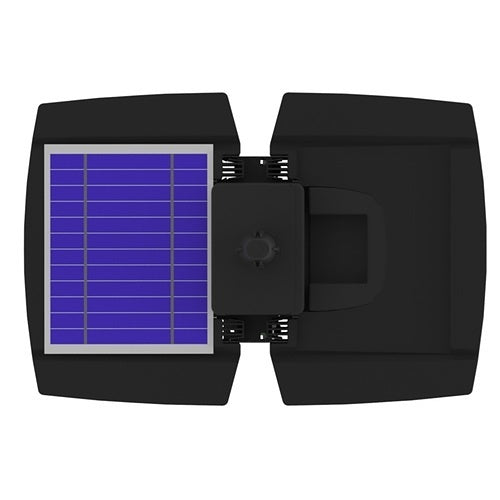 Protech 30840099 SOLARIS Infrared Barrier, Double Face TX/RX, 3 Cells, Anti-Condensation Caps, Solar Panel and Battery, 3.3\' (1m)