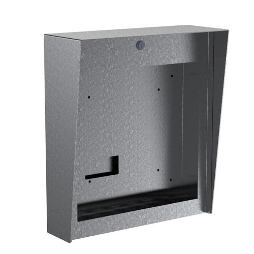 Pedestal Pro 1618HOU-BUT-01-304 16X18 Stainless Housing for ButterflyMX, Stainless Steel, Black