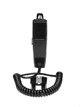 Handheld noise-cancelling microphone for paging