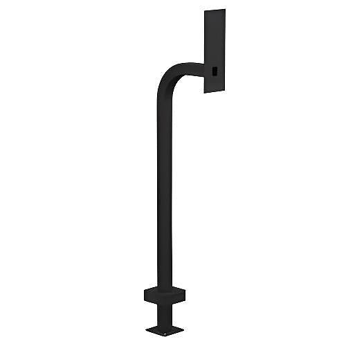Pedestal Pro 22PE1-SWIF-01-CRS Access Control Mounting Post, 48-Inch Steel Gooseneck Pedestal Fits Swiftlane SwiftReader X