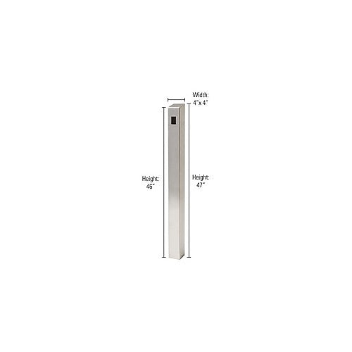 Pedestal Pro ADA-SS-TWR-47X4X4 47\\" 4x4 Stainless Architectural Pedestal