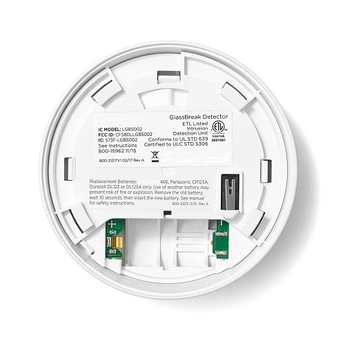 Honeywell Home SIXGB Series Glassbreak Detector, 25\' Range
