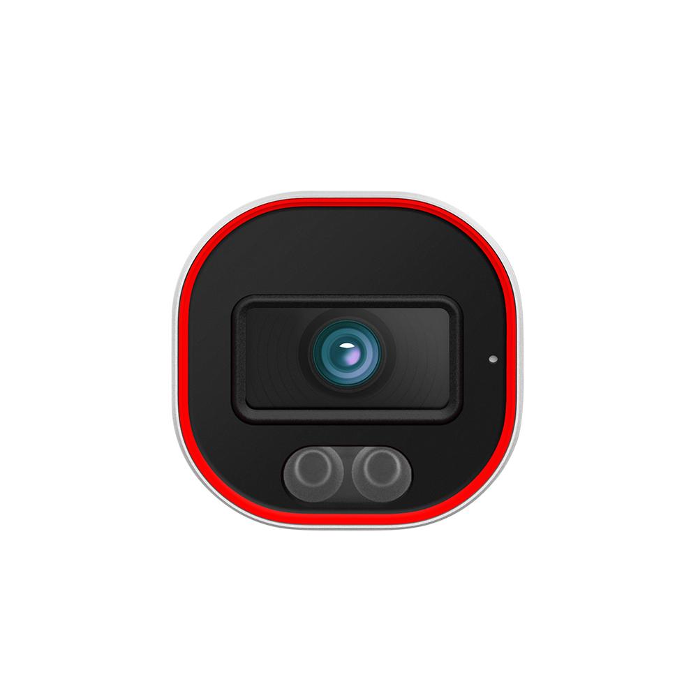 Provision-ISR 4MP Turret S-Sight Hybrid IP Fixed 2.8mm Lens w/ 20M IR and DDA Analytics Camera – Black