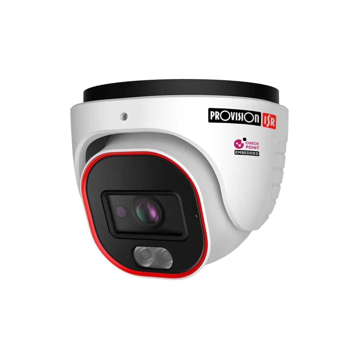Provision-ISR 4MP Rainbow Fixed Turret Camera with White LED and DDA1 Analytics