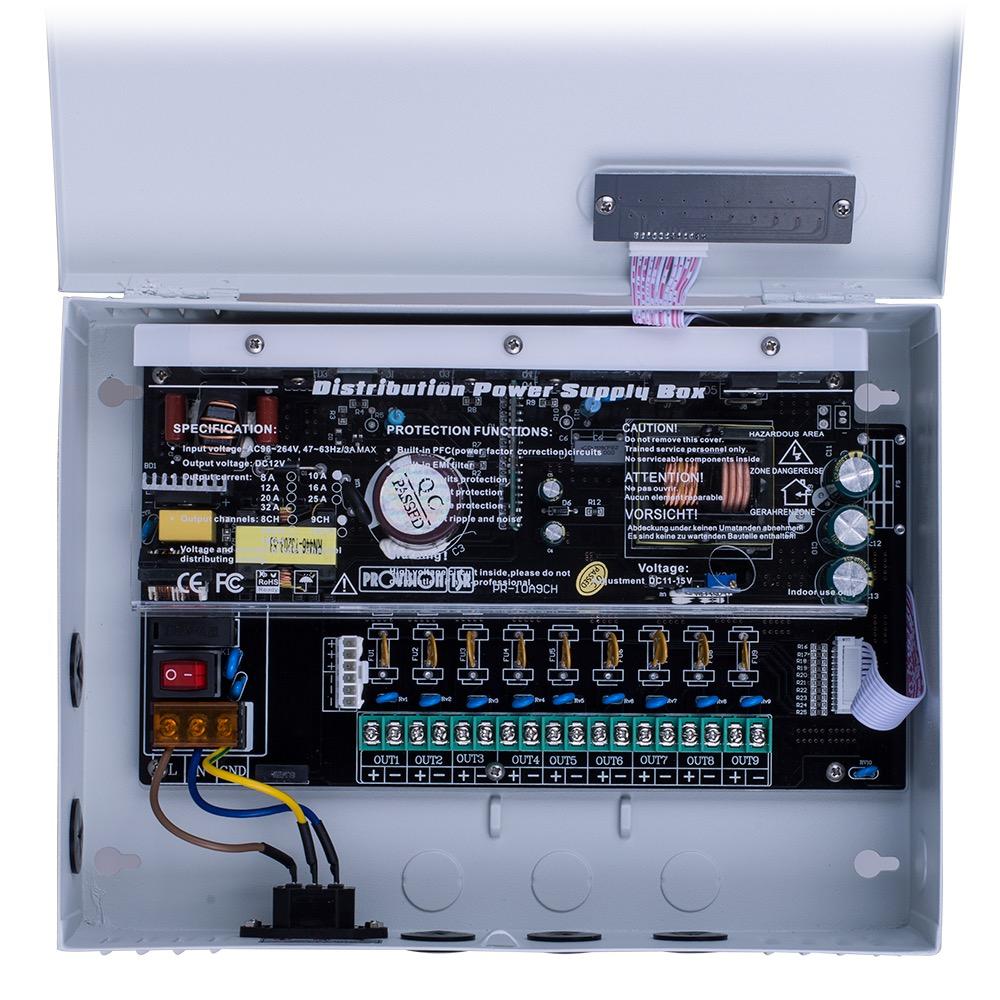 Provision-ISR 9ch 12v10a Professional Power Supply