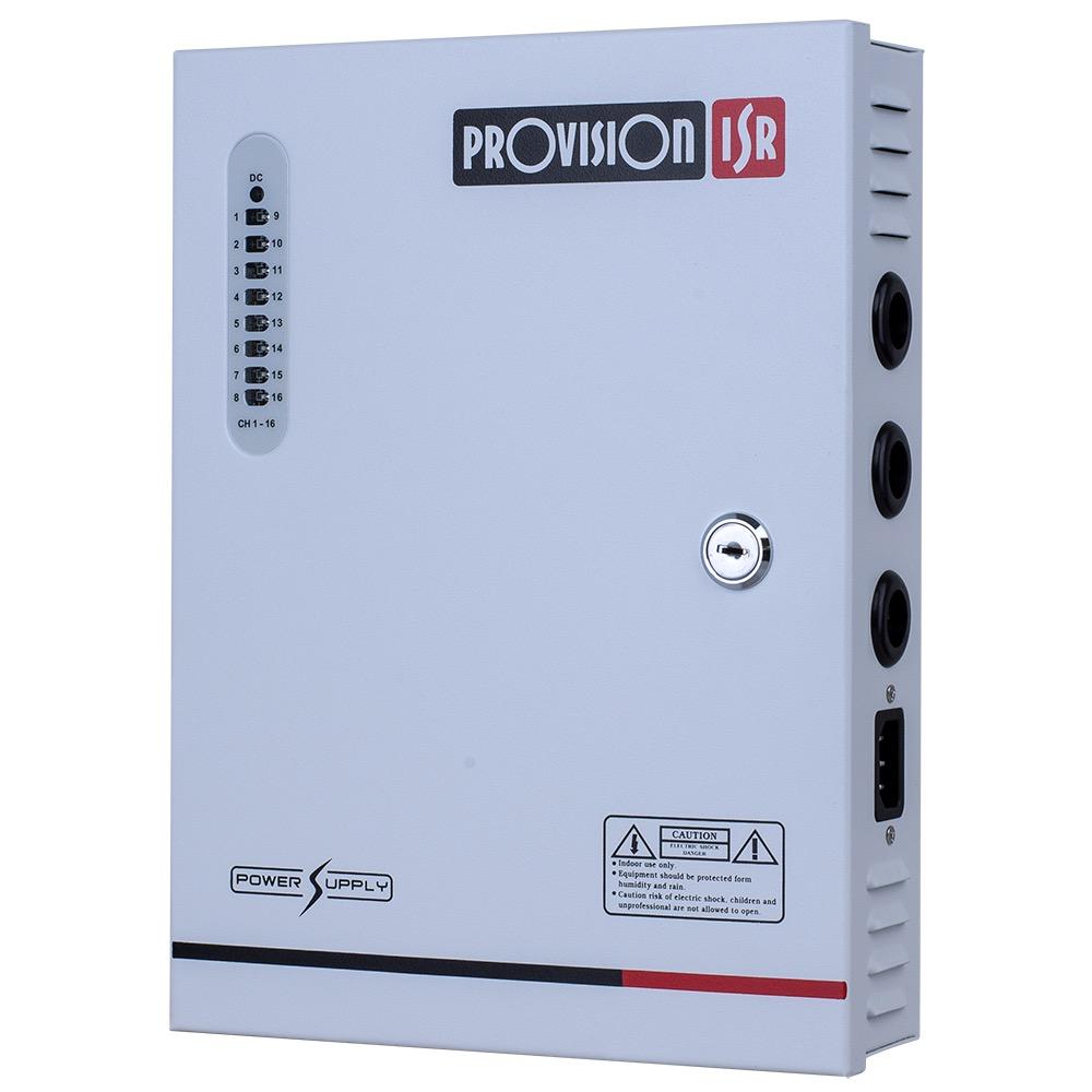 Provision-ISR 16ch 12v 12a Professional Power Supply