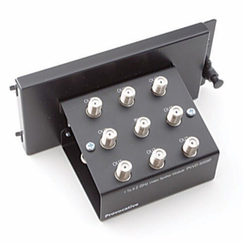 Provocative 8Way Power Pass Video Splitter Vertical Ports 5-2300mhz
