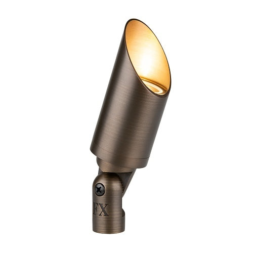 FX Luminaire CA51-ECO20WFL-AB Accent Lights Cora Collection Series CA-51 Accent Light, 6.0 VA, 2700K, 30° LED MR-16 Lamp, Antique Bronze