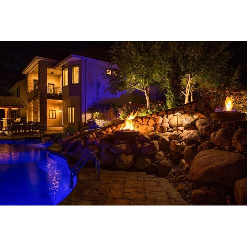 FX Luminaire CALEDTA-BZ Path Light Pinnacle Collection Series CA Path Light, LED Top Assembly, Bronze