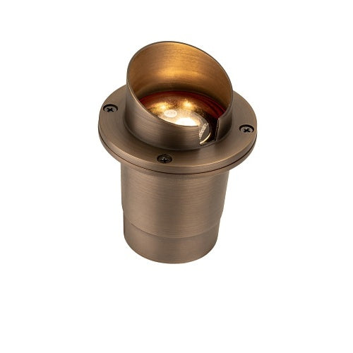 FX Luminaire CIN-LED35WFL-AB In-Grade Cora Collection Series C-IN In-Grade Light Fixture,35W Equivalent LED Lamp, 2700K, Antique Bronze