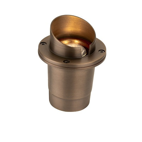 FX Luminaire CIN-LED35WFL-AB In-Grade Cora Collection Series C-IN In-Grade Light Fixture,35W Equivalent LED Lamp, 2700K, Antique Bronze