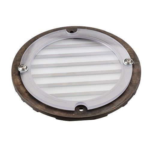 FX Luminaire CN73E9SFLLGAB CN-73 Fixture In-Grade and Well Light, Economical LED Lamp, Flood, 30K, 9VA