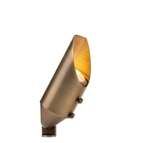 FX Luminaire CUL-NL-AS-AB Up Light Cora Collection Series C-UL Accent Light, No Lamp, Adjustable Shroud, Antique Bronze