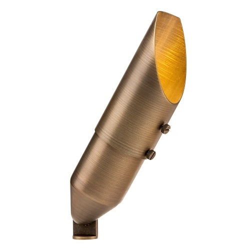 FX Luminaire CUL-NL-AS-AB Up Light Cora Collection Series C-UL Accent Light, No Lamp, Adjustable Shroud, Antique Bronze