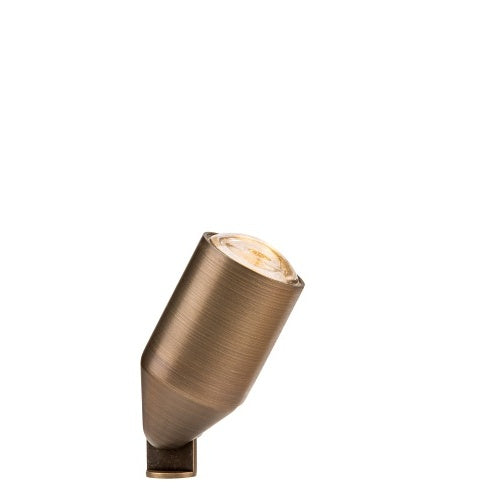 FX Luminaire CUL-NL-AS-AB Up Light Cora Collection Series C-UL Accent Light, No Lamp, Adjustable Shroud, Antique Bronze