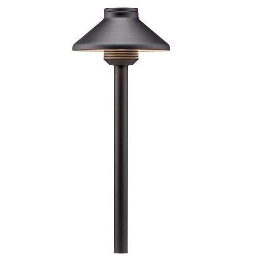 FX Luminaire DL-A-LED20W-18R-FB Vantage Collection Series Path Light, 1.3VA, 2700K G4 Lamp, 18", Aluminum, Black