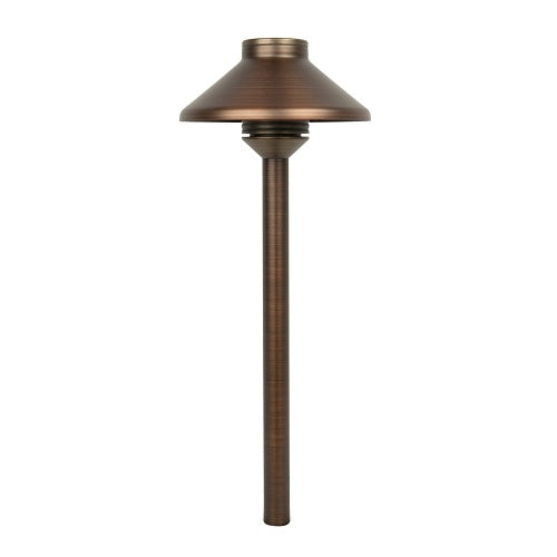 FX Luminaire G-ZDC-18RA-AB Path Light Pinnacle Collection Series Grande Riser Assembly, Zone / Dim / Color with Luxor, 18\\" Riser, Antique Bronze