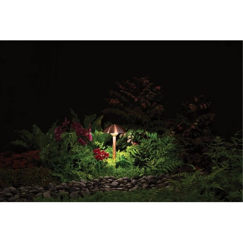 FX Luminaire G-ZDC-18RA-CU Path Light Pinnacle Collection Series Grande Riser Assembly, Zone / Dim / Color with Luxor, 18\\" Riser, Copper