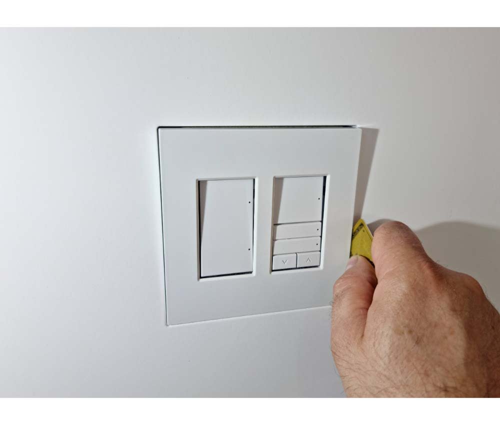 Wall-Smart® New Construction Mount for Control4 Contemporary Lighting | 2 Gang