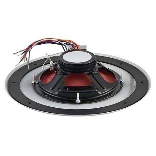 Quam SOLUTION 1CR Indoor Recessed Ceiling Mount Clean Room Loudspeaker, Pair Entire Speaker, White