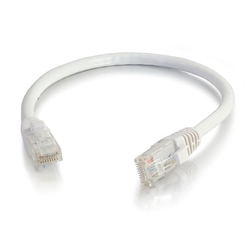 Quiktron 570-125-002 VS 2 White Snagless Cat 5e Ethernet Cable, 6\', White