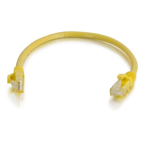 Quiktron 576-A15-003 Q-Series CAT6a Snagless (UTP) Ethernet Network Patch Cable, CM Rated, 3\', Yellow