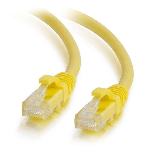 Quiktron 576-A15-003 Q-Series CAT6a Snagless (UTP) Ethernet Network Patch Cable, CM Rated, 3', Yellow