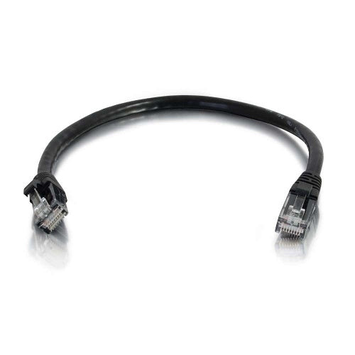 Quiktron 576-A35-001 VS Snagless Cat6A Ethernet Cable, 1\', Black
