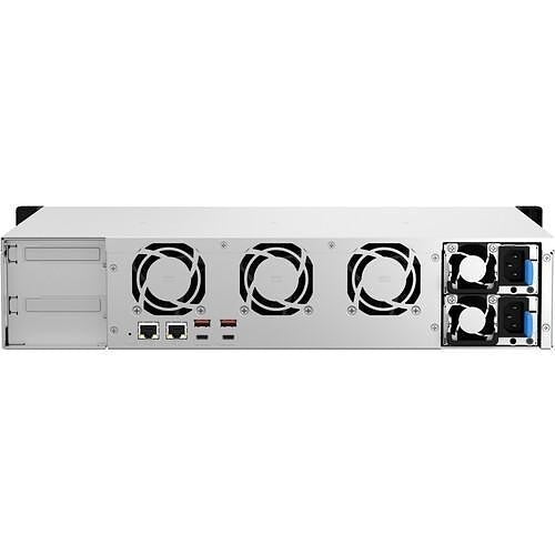 QNAP TS-873AEU-RP-4G-US 2U Short-Depth Rackmount NAS, Dual 2.5GbE, PCIe Expandable