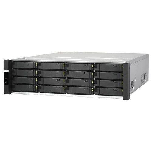 QNAP ES1686DC-2142IT-96G-US 16-Bay Active-Active Dual Controller ZFS NAS and iSCSI/ IP-SAN. 3U, SAS 12G