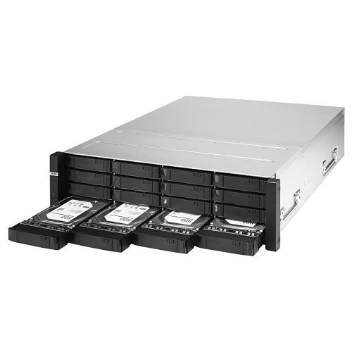 QNAP ES1686DC-2142IT-96G-US 16-Bay Active-Active Dual Controller ZFS NAS and iSCSI/ IP-SAN. 3U, SAS 12G
