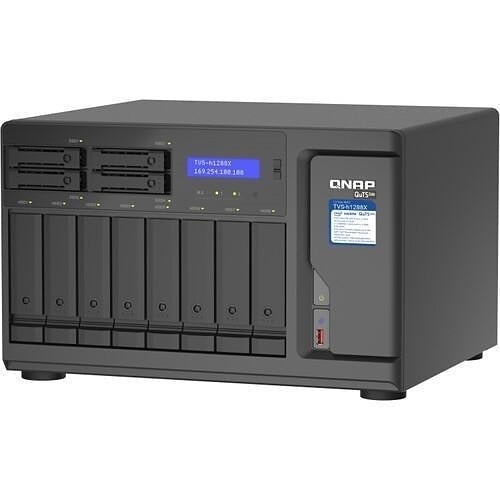 QNAP TVS-H1288X-W1250-16G-US 12-Bay SATA 6G NAS, 16GB DDR4 RAM