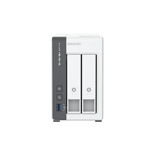 QNAP TS-216G 2-Bay 2.5GbE Tower NAS, ARM 4-Core Cortex-A55 2.0GHz Processor, 4GB