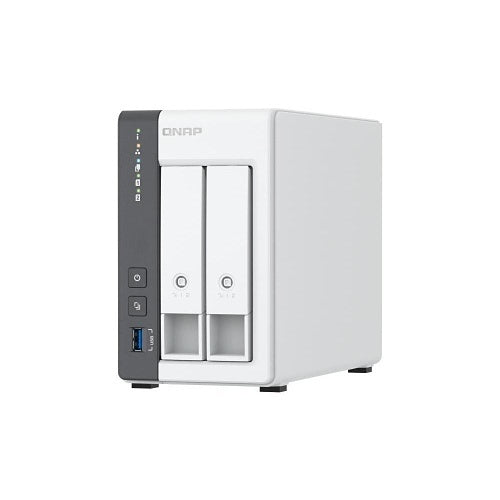 QNAP TS-216G 2-Bay 2.5GbE Tower NAS, ARM 4-Core Cortex-A55 2.0GHz Processor, 4GB