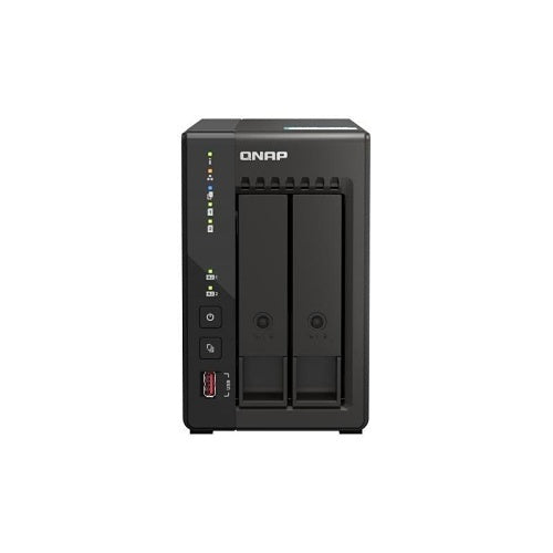 QNAP TS-253E-8G-US TS-x53E Series 2-Bay NAS with Intel Celeron, 8GB RAM, Dual 2.5GbE, Dual HDMI, Tower