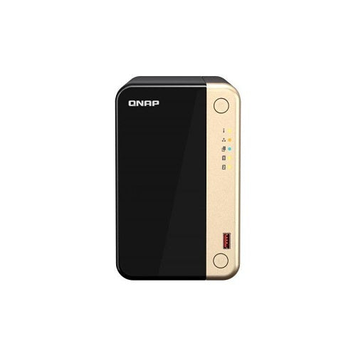 QNAP TS-264-8G-US 2-Bay High-Performance Desktop NAS with Intel Celeron Quad-Core Processor, M.2 PCIe Slots and Dual 2.5GbE Network Connectivity