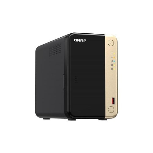 QNAP TS-264-8G-US 2-Bay High-Performance Desktop NAS with Intel Celeron Quad-Core Processor, M.2 PCIe Slots and Dual 2.5GbE Network Connectivity