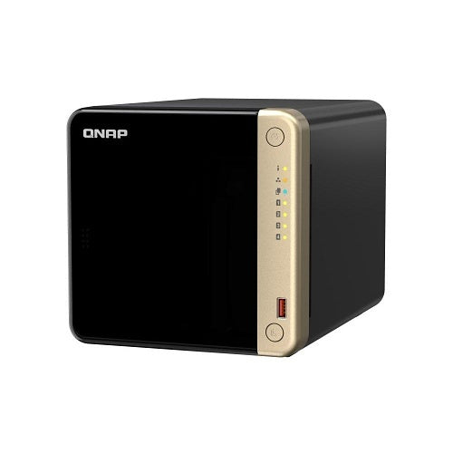 QNAP TS-464-8G-US TS-x64 Series 4-Bay NAS with Intel Celeron N5095, 8GB DDR4, Dual 2.5GbE, HDMI 2.1, Tower Form Factor