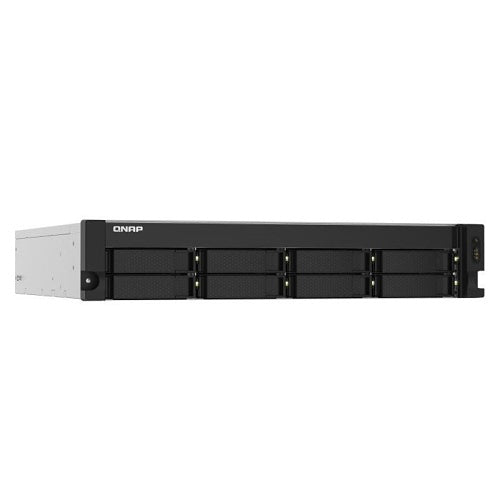 QNAP TS-832PXU-RP-4G-US 2U 8-Bay Armored-Based Network Switch, 2.5G/10G, Black