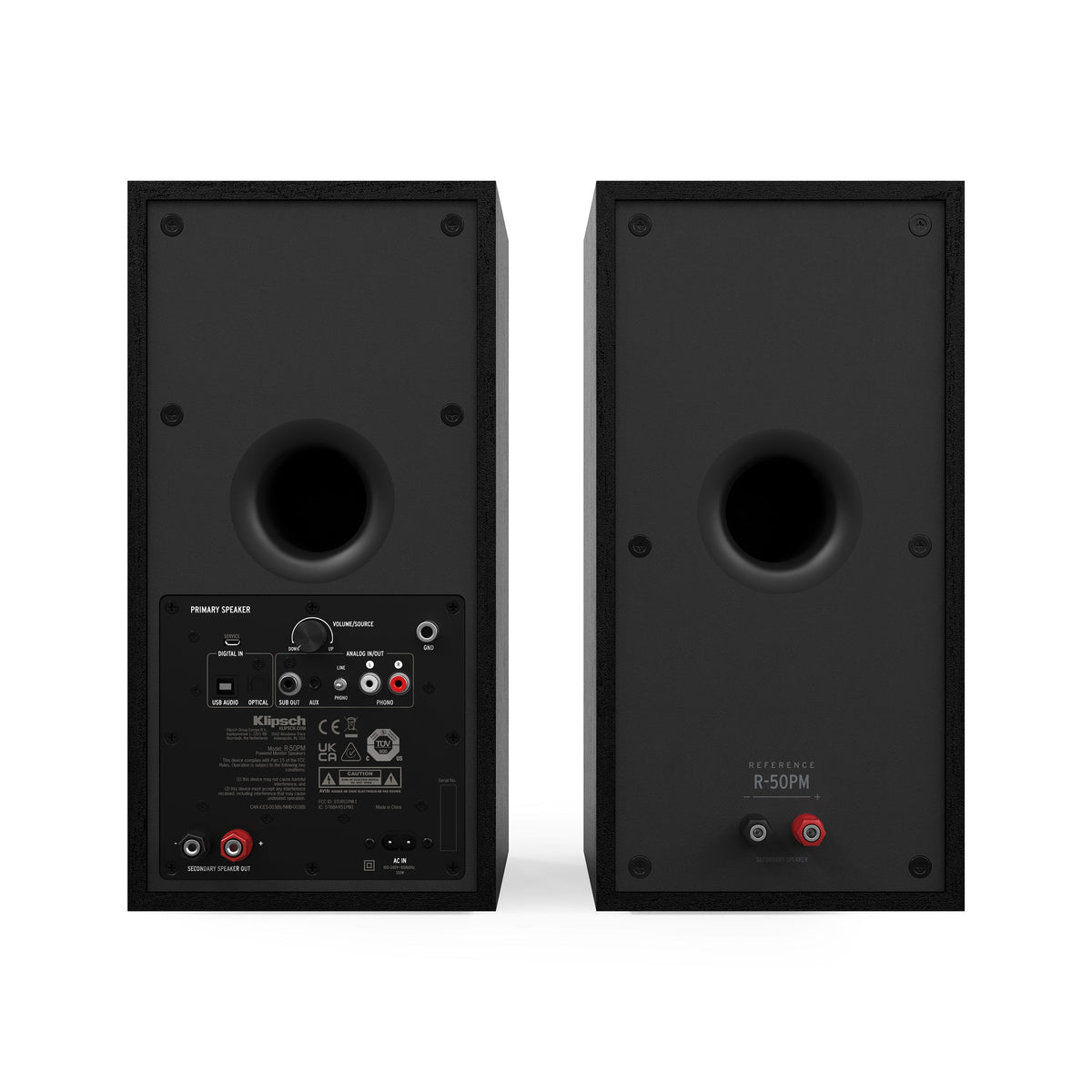 Klipsch R-50PM 5.25\\" Two Way Powered Speaker (Pair)