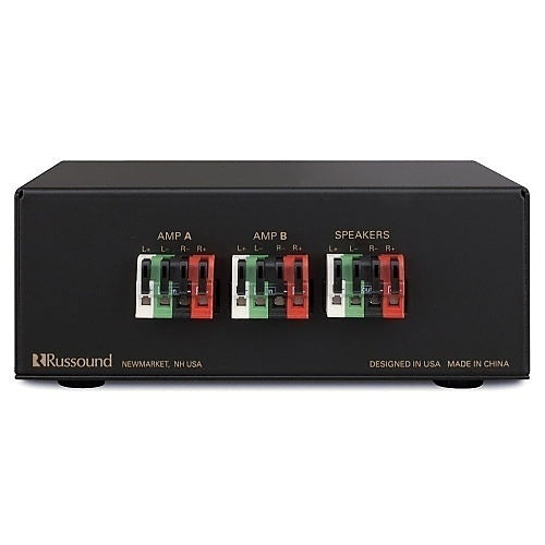 Russound AB-2.2 Table Top, Dual Source Speaker Selector, Black