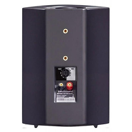 Russound AW70V6MK2 BLACK Surface Mount Indoor/Outdoor Speaker, Black