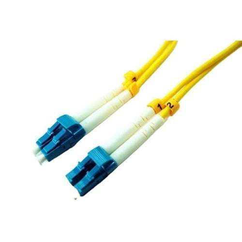 Comprehensive LC-LC-SM-10M Duplex Singlemode Fiber Optic Patch Cable, LC to LC, 10m, Yellow