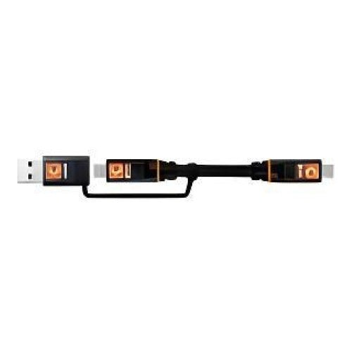 Comprehensive TF5G-CCA-10PROBLK Integrator Series Pro AV/IT Transformer USB-C to USB-C or USB-A Cable, 10\'