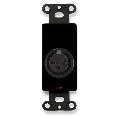 RDL AMS-XLF XLR 3-Pin Female Jack Terminal Block Connection