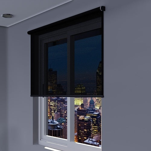 Clara Shades CSB-TEB Basic Smart Shade, Transparent Ebony (up to 72\\" wide)