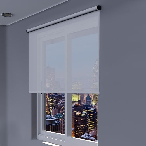 Clara Shades CSB-TWG Basic Smart Shade, Transparent White-Gray (up to 72\\" wide)