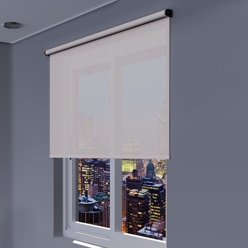 Clara Shades CSB-TWL Basic Smart Shade, Transparent White-Linen (up to 72\\" wide)