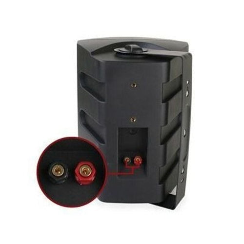 SunBrite SB-AW-6-BLK All-Weather Series Surface Mount Outdoor Speakers with 6.5\\" Woofer, 2-Pack, Black